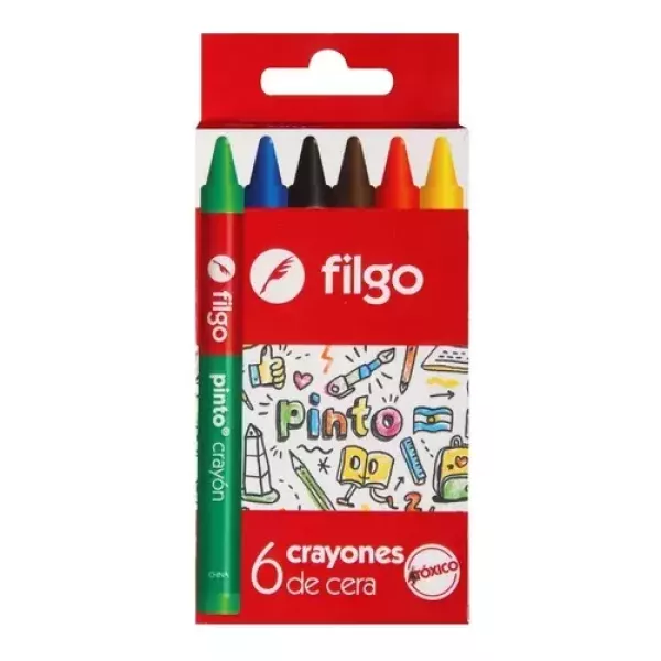 CRAYONES DE CERA 6UNIDADES