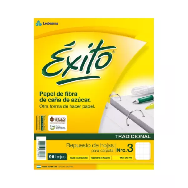 REPUESTO DE HOJAS N°3