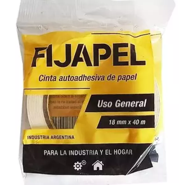 CINTA AUTOADHESIVA DE PAPEL 18X40M
